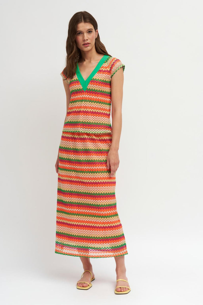 FALDA TINTA PUNTO / WOMAN SKIRT