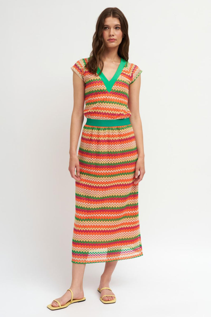 FALDA TINTA PUNTO / WOMAN SKIRT