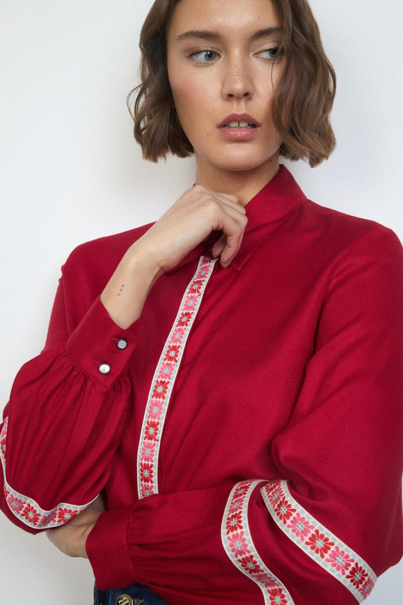 CAMISA TINTA / WOMAN SHIRT