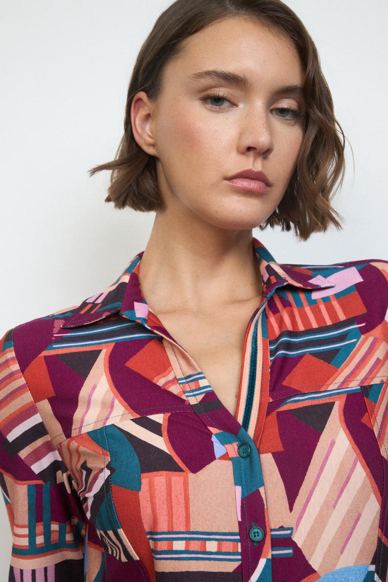 CAMISA TINTA / WOMAN SHIRT