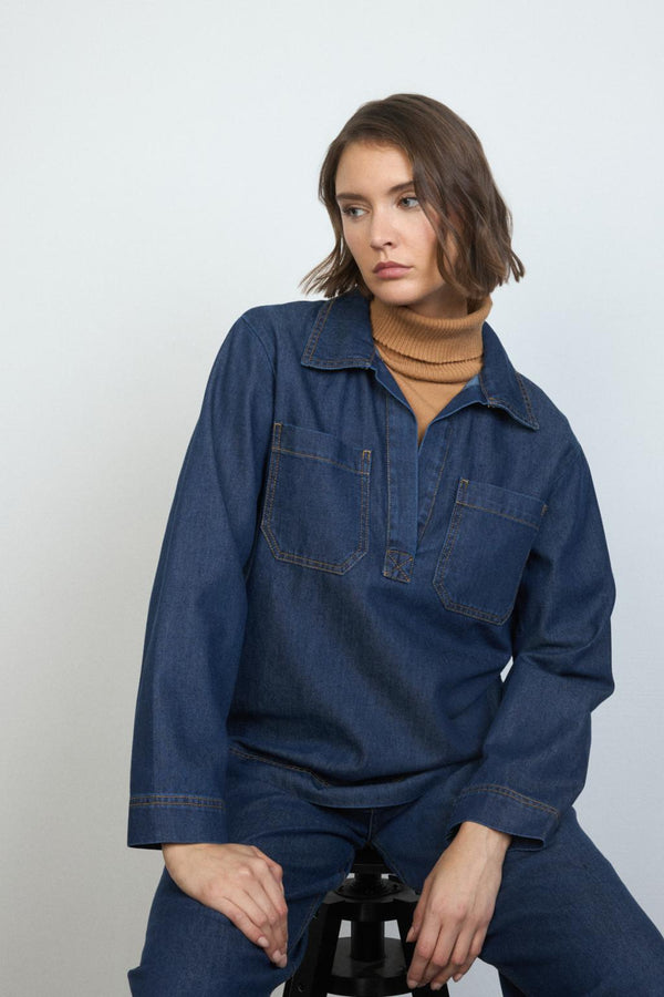 CAMISA TINTA / WOMAN SHIRT