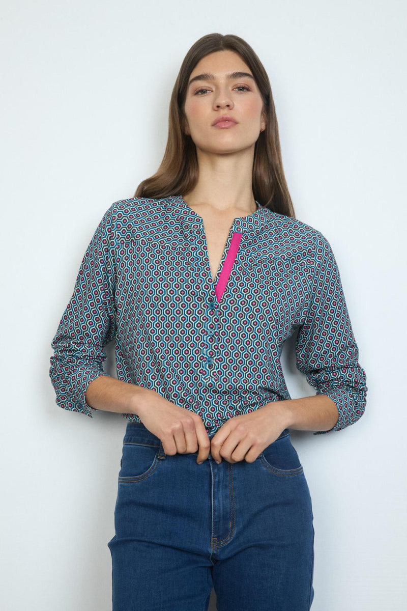 CAMISA TINTA / WOMAN SHIRT