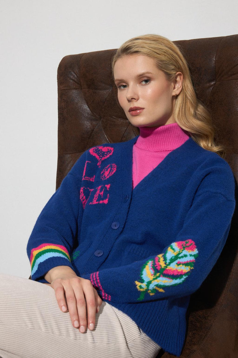 PUNTO CHAQUETA TINTA / WOMAN KNITWEAR