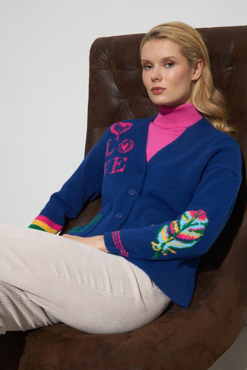 PUNTO CHAQUETA TINTA / WOMAN KNITWEAR