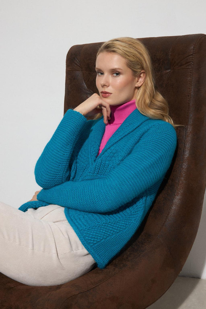 PUNTO CHAQUETA TINTA / WOMAN KNITWEAR