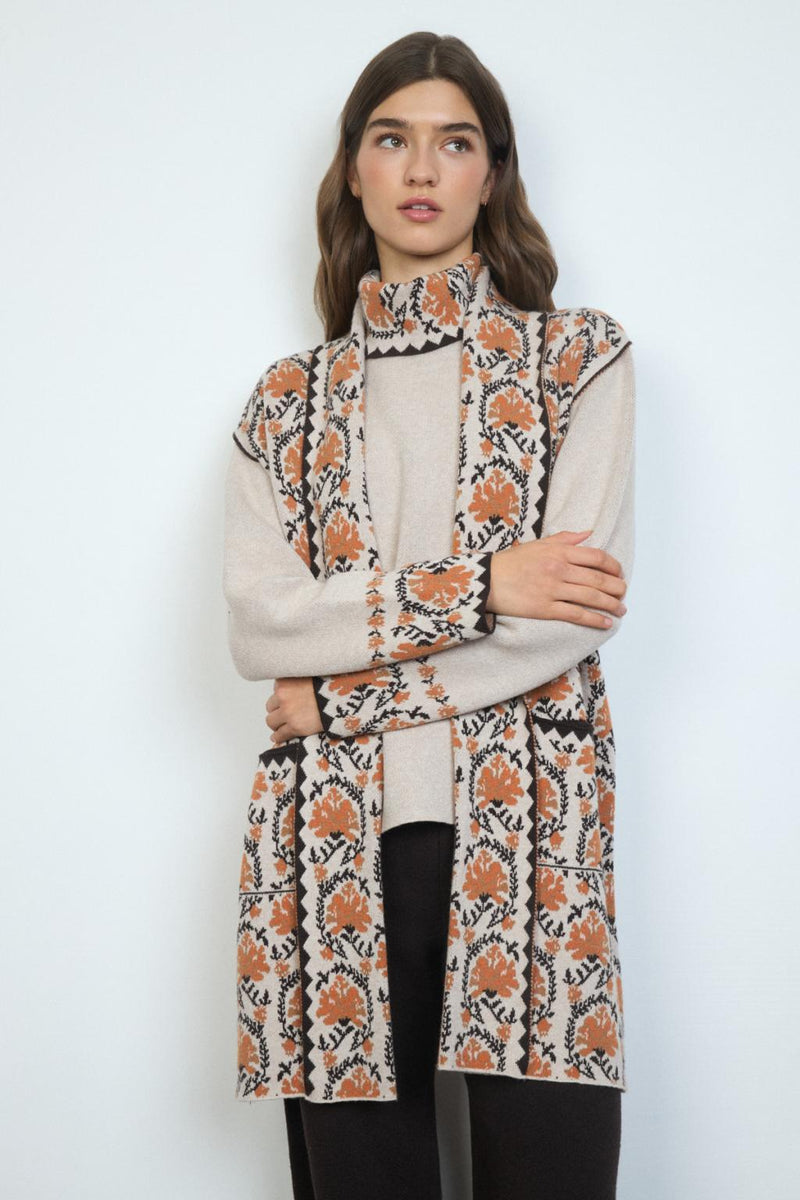PUNTO CHALECO  BARILOCHE / WOMAN KNIT WAISTCOAT
