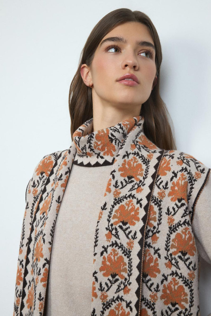 PUNTO CHALECO  BARILOCHE / WOMAN KNIT WAISTCOAT