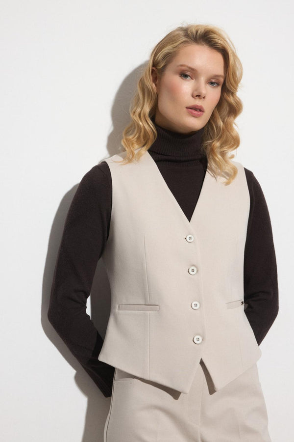 CHALECO TINTA / WOMAN WAISTCOAT