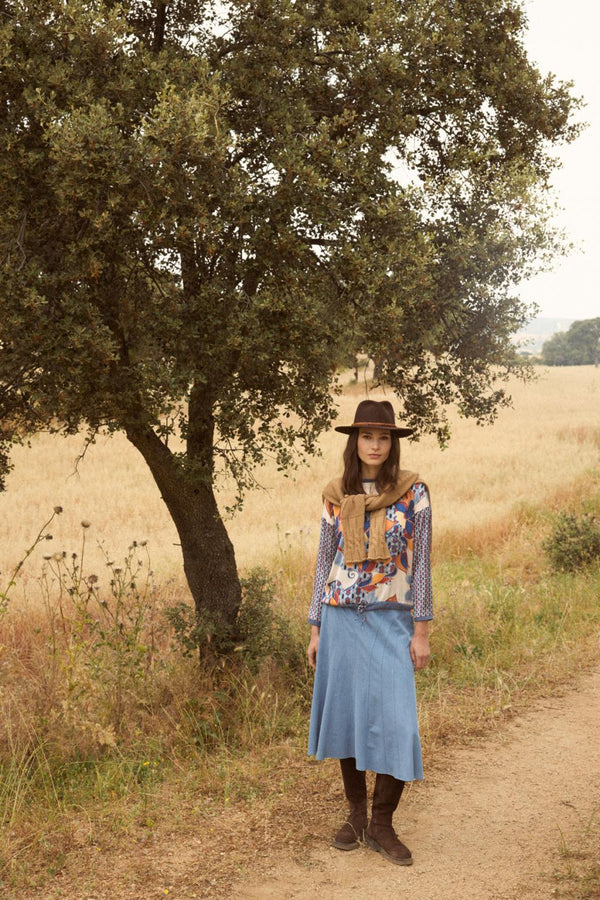 FALDA TINTA / WOMAN SKIRT