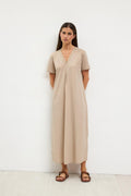 Vestido Blancaflor Beige