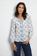 Camisa Teia Celeste