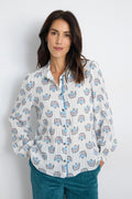 Camisa Teia-c Celeste