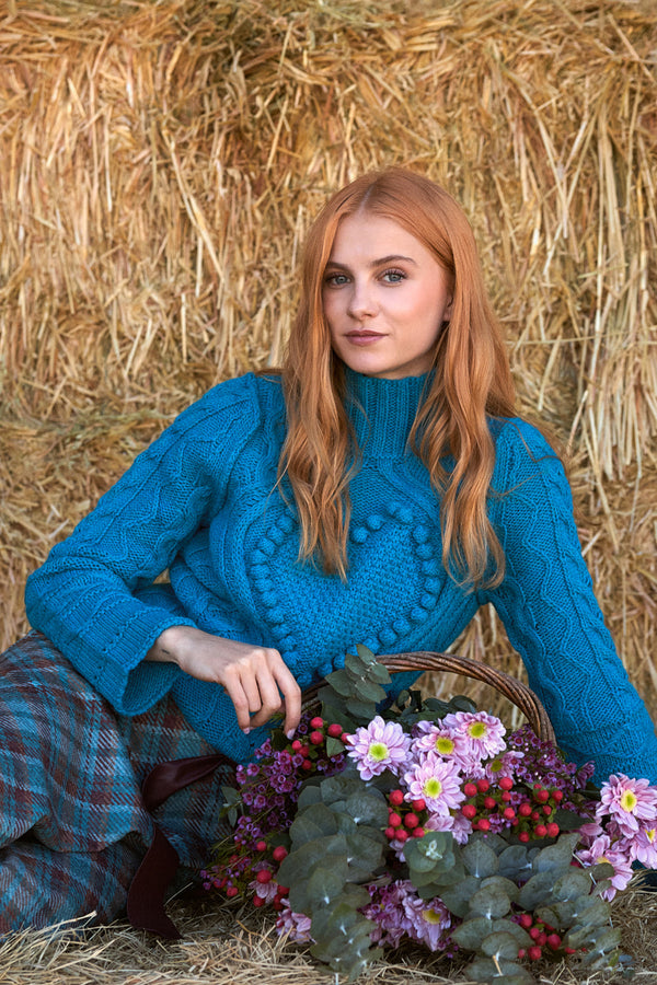 Erin Turquoise Sweater