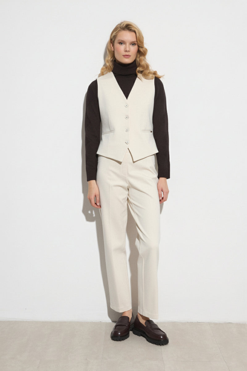 Chaleco Simona Natural