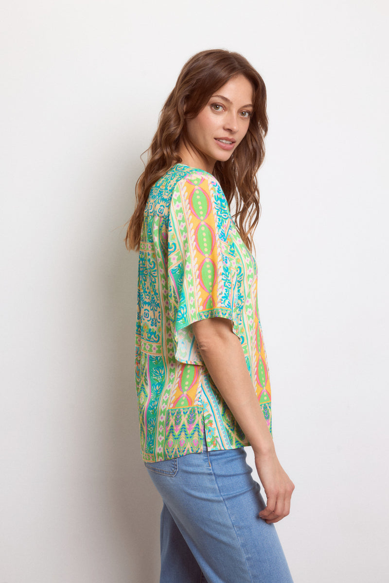 Blusa Kas Turquesa
