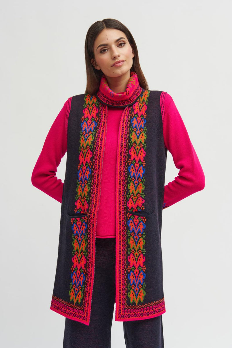 PUNTO CHALECO BARILOCHE / WOMAN KNITWEAR WAISTCOAT