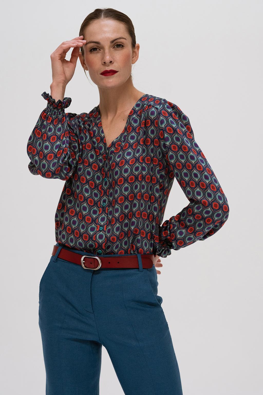 Galena Jade Blouse - Tinta & Bariloche – Tinta y Bariloche